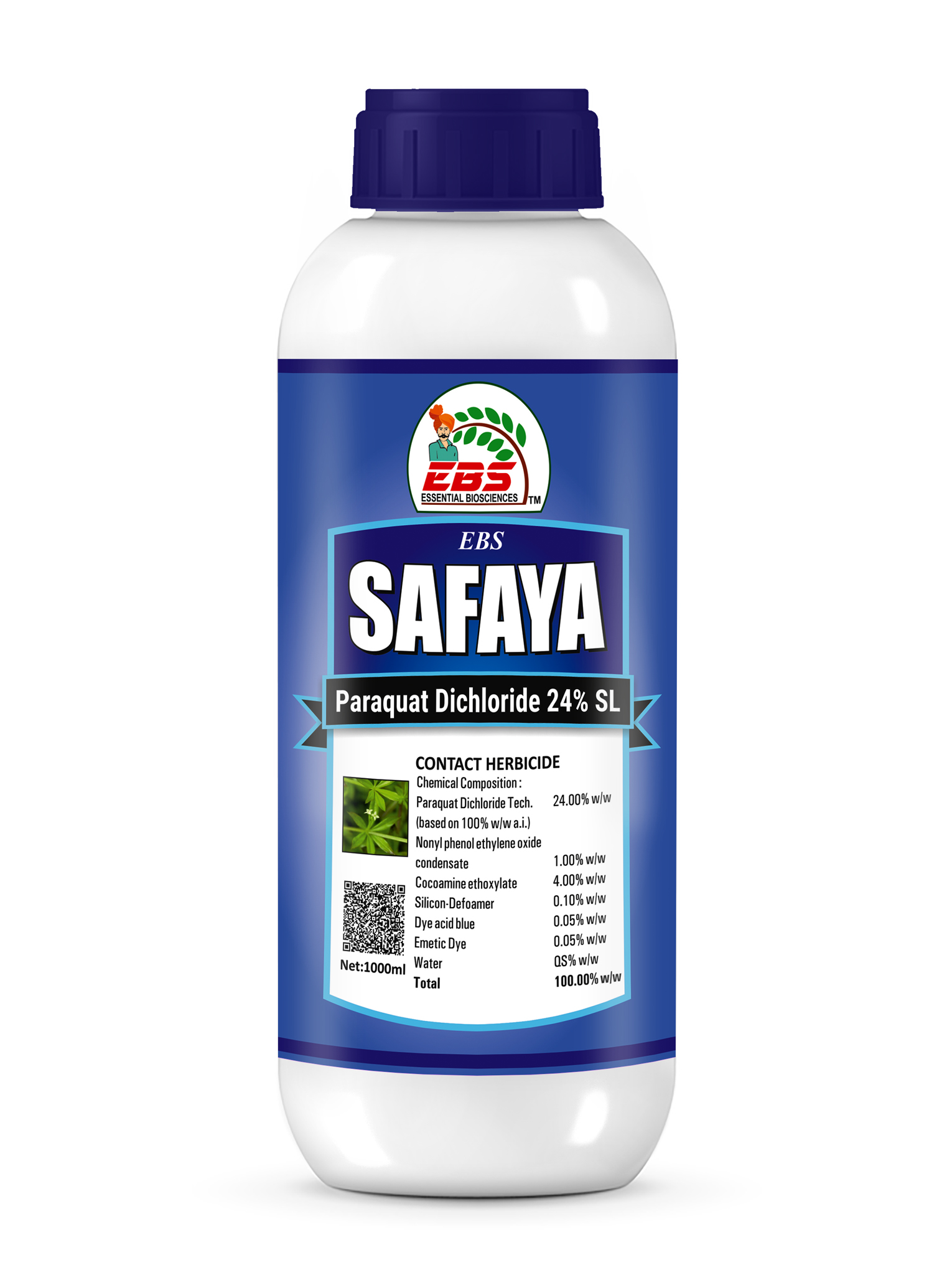 EBS SAFAYA Paraquat Dichloride 24% SL